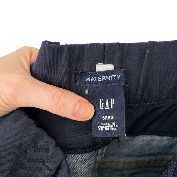 Gap Boot Cut Denim Jeans Maternity Size 6 Regular Stretch Panel - Picture 6 of 7
